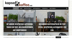 Desktop Screenshot of kapsel-kaffee.net