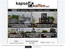Tablet Screenshot of kapsel-kaffee.net